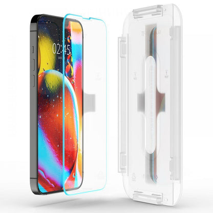 Προστατευτικό οθόνης Spigen EZ FIT για Apple iPhone 14 / 13 Pro / 13, γυαλί, πλήρης κόλλα AGL03724