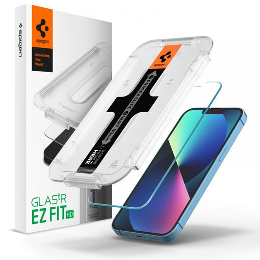 Προστατευτικό οθόνης Spigen EZ FIT για Apple iPhone 14 / 13 Pro / 13, γυαλί, πλήρης κόλλα AGL03724