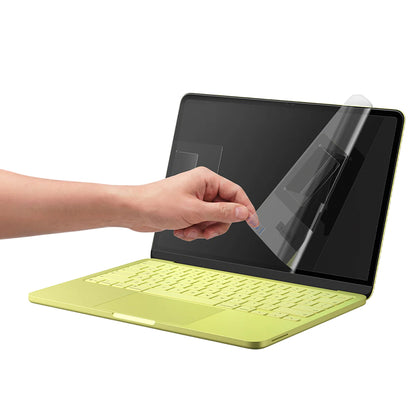 Προστατευτική Μεμβράνη Οθόνης Spigen GlastR Slim για Apple MacBook Neo 13inch, Ασφαλισμένο Γυαλί, Μαύρο AGL11669