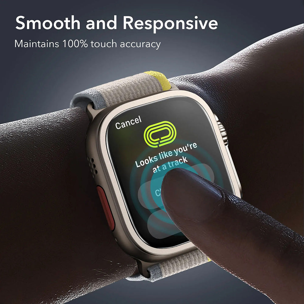 Προστατευτική Μεμβράνη ESR Armorite για Apple Watch Ultra Series, Σετ 2 τεμαχίων, Ενισχυμένο Γυαλί, Χάλκινο