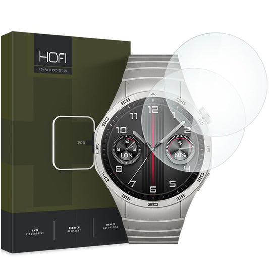 Προστατευτική Μεμβράνη HOFI PRO+ για Huawei Watch GT 4 46mm, Σετ 2 τεμαχίων, Ασφαλισμένο Γυαλί