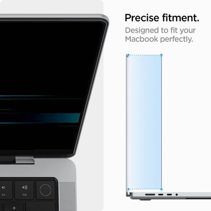 Προστατευτικό Φιλμ Οθόνης Privacy Spigen Safe View Magnetic για Apple MacBook Pro 14inch (2022) / (2024) / (2023) / (2021), Πλαστικό AFL06158
