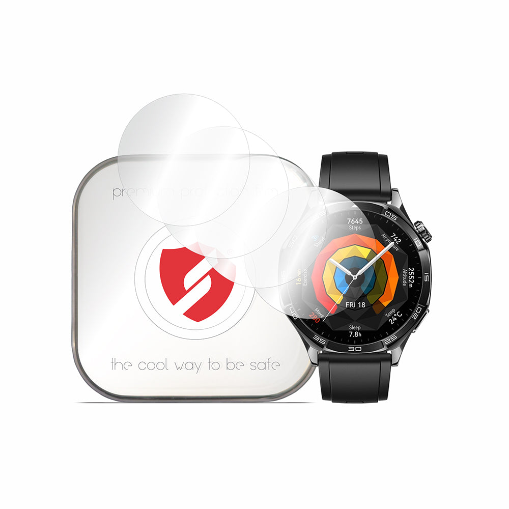 Προστατευτική Μεμβράνη Smart Protection Premium Classic για Huawei Watch GT 5 46mm, Σετ 4 τεμαχίων, Πλαστικό