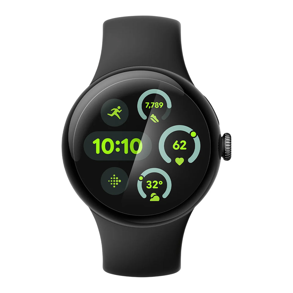 Spigen Elite Shield EZ FIT Protective Film for Google Pixel Watch 41mm Series, Set of 2, Tempered Glass, Transparent AFL08524