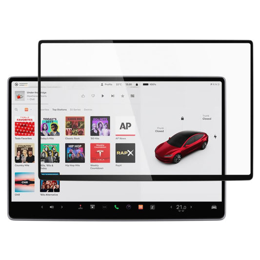 Προστατευτική Μεμβράνη Spigen GlastR EZ FIT για Πλοήγηση Tesla Y (2026 / 2025) / 3 (2026 / 2025 / 2024), Ασφαλισμένο Γυαλί AGL10654