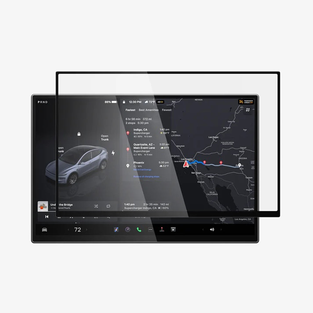Προστατευτική Μεμβράνη Spigen GlastR EZ FIT για Πλοήγηση Tesla Y 2026 Premium / Performance, Ασφαλισμένο Γυαλί AGL10820