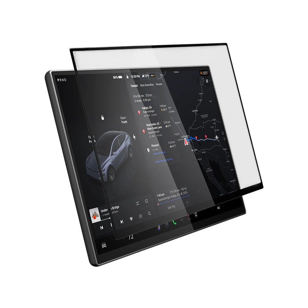 Προστατευτική Μεμβράνη Spigen GlastR EZ FIT για Πλοήγηση Tesla Y 2026 Premium / Performance, Ασφαλισμένο Γυαλί AGL10820