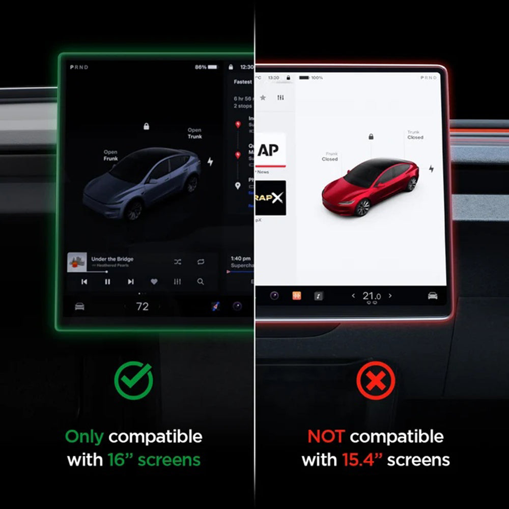 Προστατευτική Μεμβράνη Spigen GlastR EZ FIT για Πλοήγηση Tesla Y 2026 Premium / Performance, Ασφαλισμένο Γυαλί AGL10820