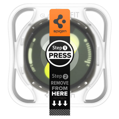 Προστατευτική Μεμβράνη Spigen GlastR EZ FIT για Samsung Galaxy Watch8 40mm, Σετ 2 τεμαχίων, Ενισχυμένο Γυαλί AGL09876