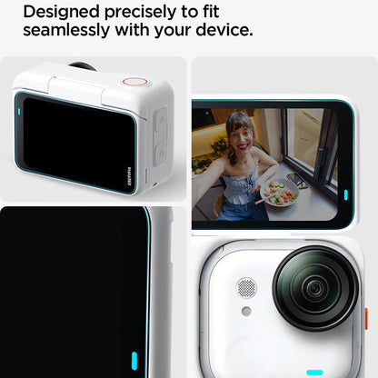 Spigen GlastR Slim Screen Protector for Insta360 Go Ultra, Tempered Glass, Set of 2 Pieces AGL11171