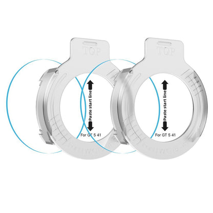 Προστατευτική Μεμβράνη Tech-Protect Easy Set+ για Huawei Watch GT 5 41mm, Σετ 2 τεμαχίων, Ενισχυμένο Γυαλί