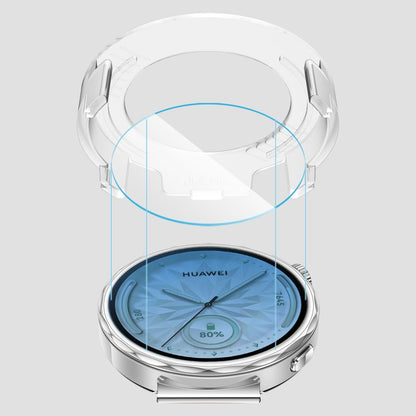 Προστατευτική Μεμβράνη Tech-Protect Easy Set+ για Huawei Watch GT 5 41mm, Σετ 2 τεμαχίων, Ενισχυμένο Γυαλί