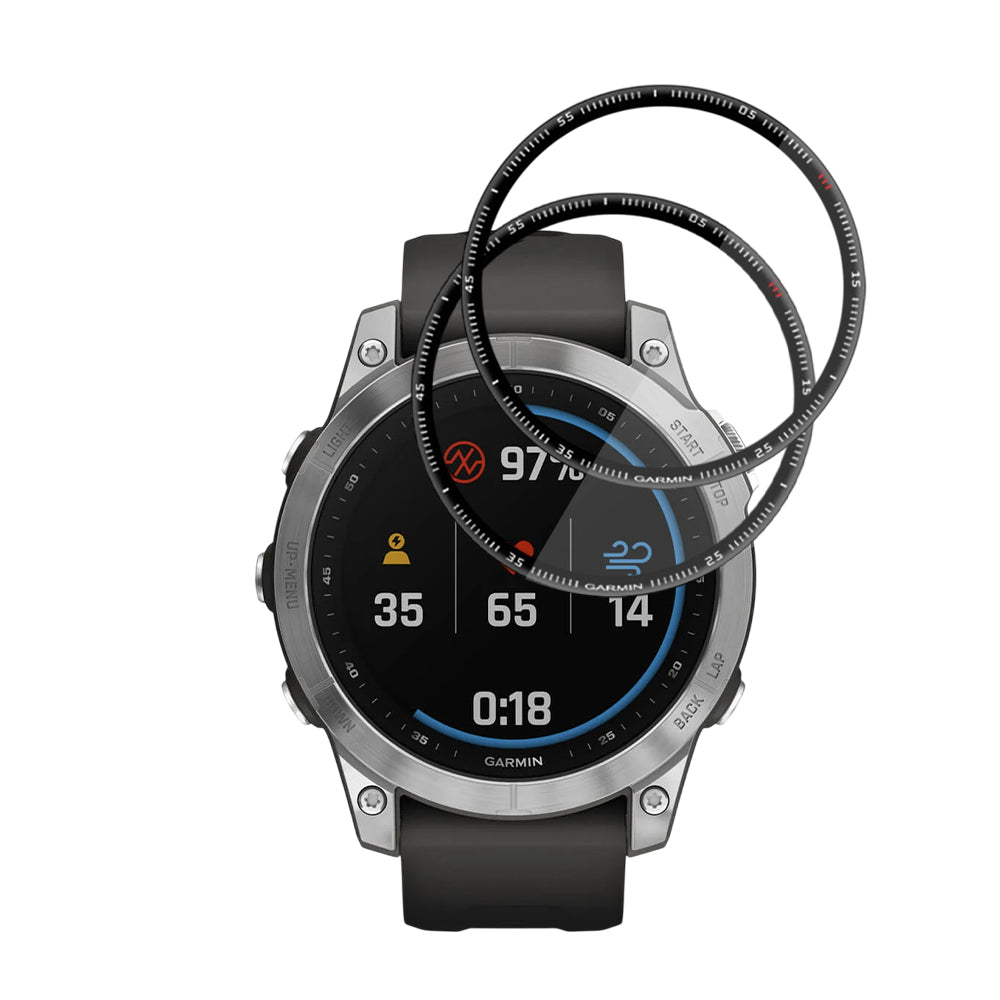 Προστατευτική Μεμβράνη Techsuit Nano Flex για Garmin Fenix 7, Σετ 2 τεμαχίων, Πλαστική, Μαύρη
