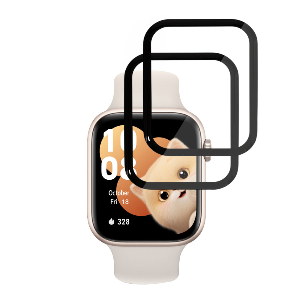 Προστατευτική Μεμβράνη Techsuit Nano Flex για Honor Watch 5, Σετ 2 τεμαχίων, Πλαστική, Μαύρη