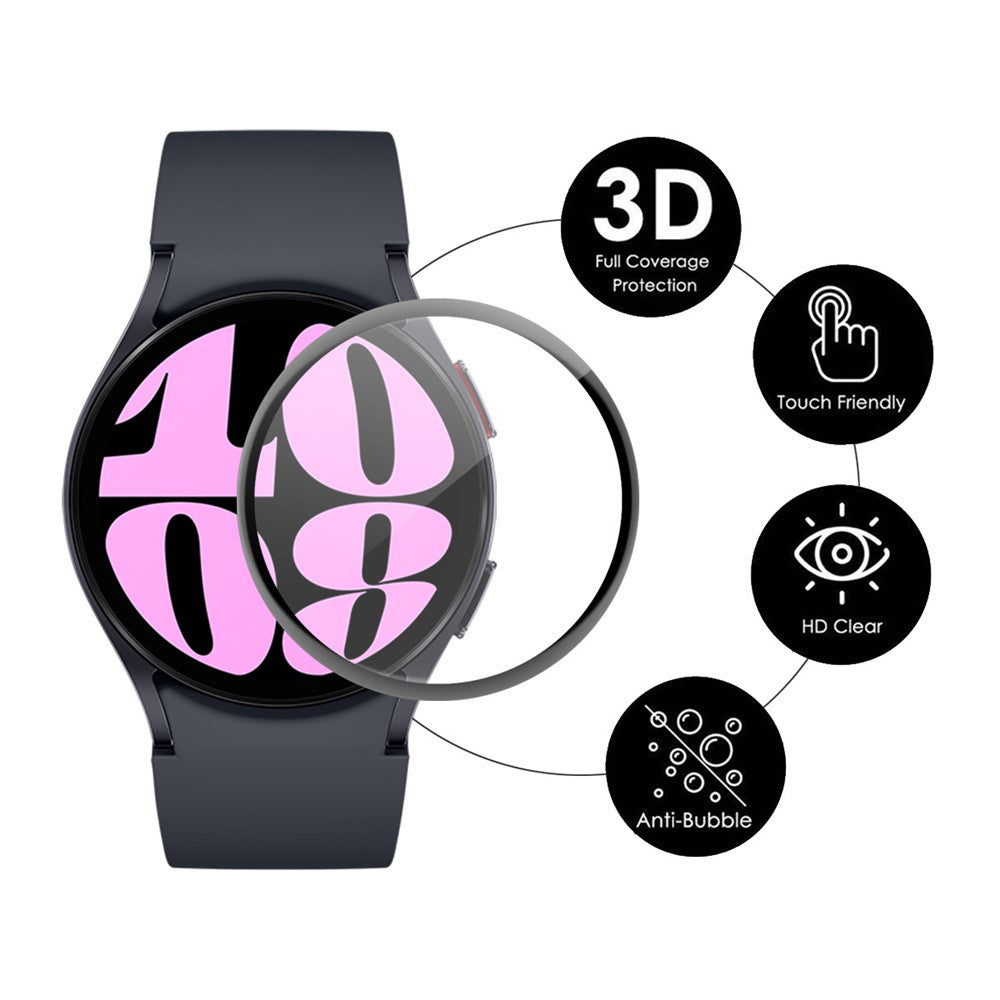 Προστατευτική Μεμβράνη Techsuit Nano Flex για Honor Watch 5, Σετ 2 τεμαχίων, Πλαστική, Μαύρη