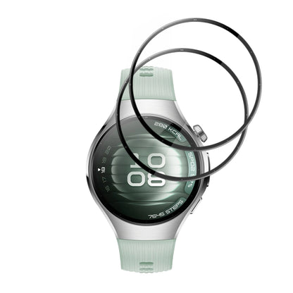 Προστατευτική Μεμβράνη Techsuit Nano Flex για Huawei Watch 5 42mm, Σετ 2 τεμαχίων, Πλαστική, Μαύρη