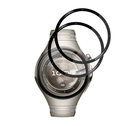 Προστατευτική Μεμβράνη Techsuit Nano Flex για Huawei Watch 5 46mm, Σετ 2 τεμαχίων, Πλαστική, Μαύρη