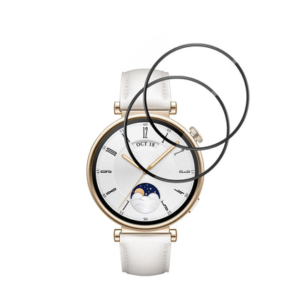 Προστατευτική Μεμβράνη Techsuit Nano Flex για Huawei Watch GT 4 41mm, Σετ 2 τεμαχίων, Πλαστική, Μαύρη