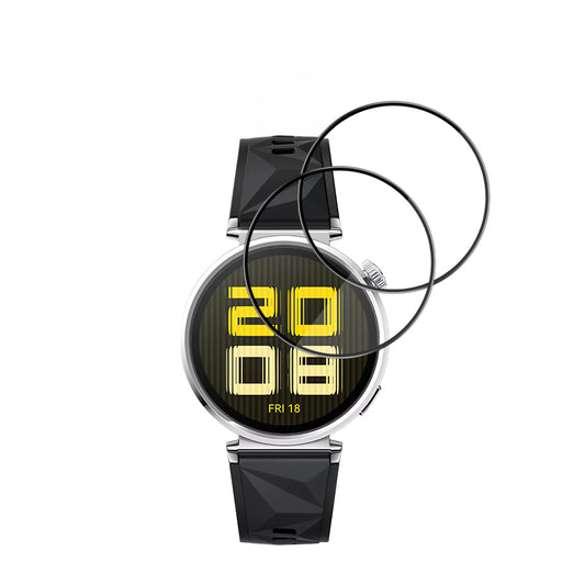 Προστατευτική Μεμβράνη Techsuit Nano Flex για Huawei Watch GT 5 41mm, Σετ 2 τεμαχίων, Πλαστική, Μαύρη