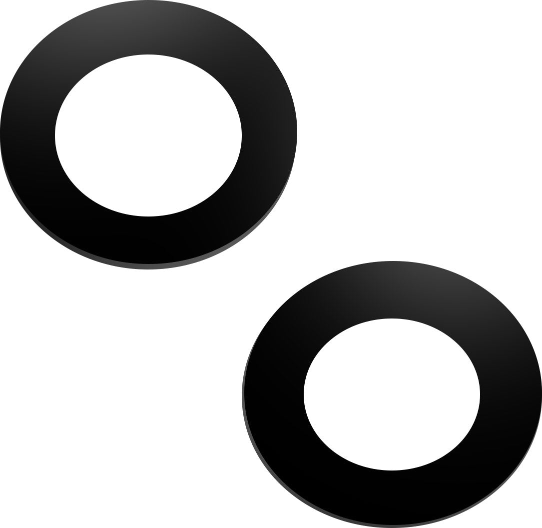 Γυάλινη πλάτη κάμερας Apple iPhone 14, με πλαίσιο, Μαύρο