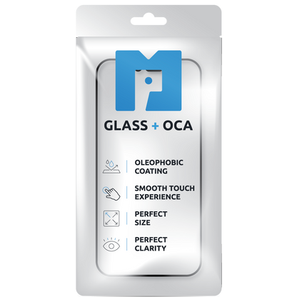 Γυαλί Οθόνης + OCA MP συμβατό με Apple iPhone 16 Plus, Μαύρο