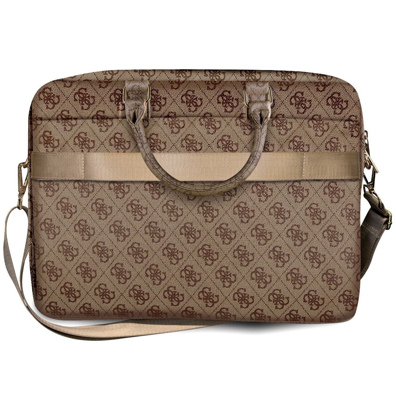 Τσάντα Guess 4G Metal Logo για Laptop 15inch - 16inch, Καφέ