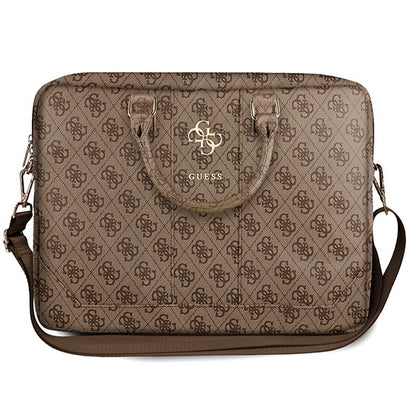 Τσάντα Guess 4G Metal Logo για Laptop 15inch - 16inch, Καφέ
