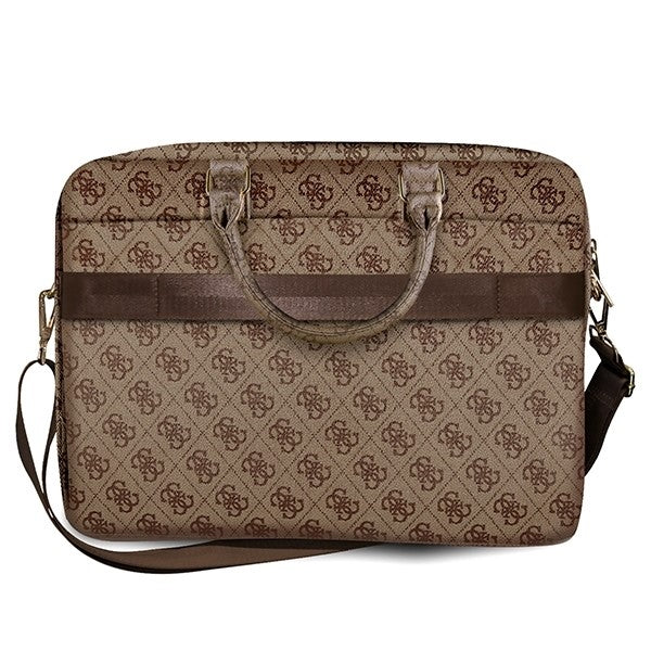 Τσάντα Guess 4G Metal Logo για Laptop 15inch - 16inch, Καφέ