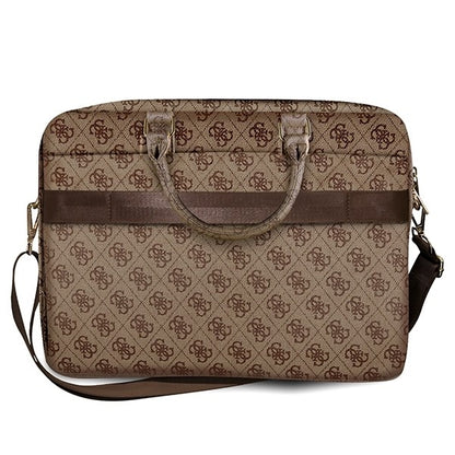 Τσάντα Guess 4G Metal Logo για Laptop 15inch - 16inch, Καφέ