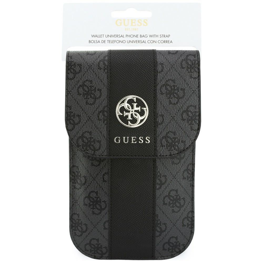 Καθολική Τσάντα για Κινητό, Guess, 4G Classic Logo Stripe, Μαύρη