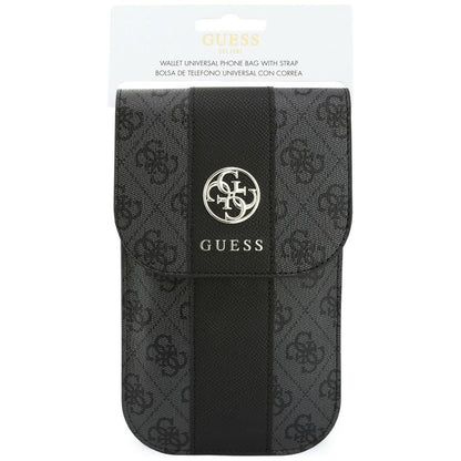 Καθολική Τσάντα για Κινητό, Guess, 4G Classic Logo Stripe, Μαύρη