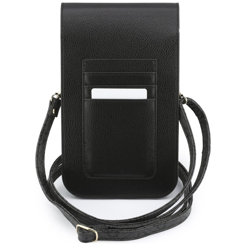 Πανκατευθυντική Θήκη για Τηλέφωνο, Guess, 4G Grained Classic Logo, Μαύρο