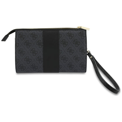 Θήκη γενικής χρήσης για κινητό, Guess, 4G Round Classic Logo Stripe, Μαύρη
