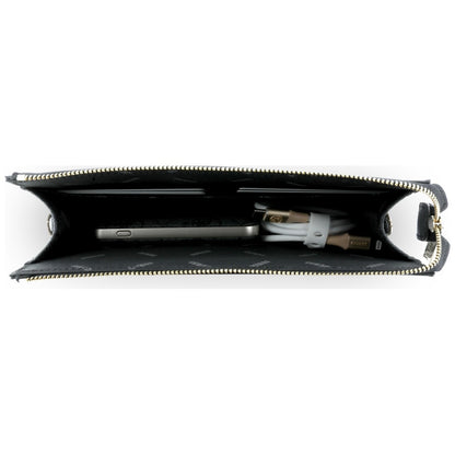 Θήκη γενικής χρήσης για κινητό, Guess, 4G Round Classic Logo Stripe, Μαύρη