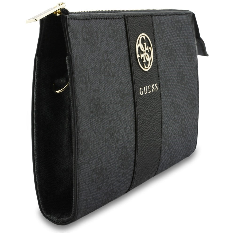Θήκη γενικής χρήσης για κινητό, Guess, 4G Round Classic Logo Stripe, Μαύρη