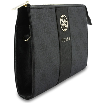 Θήκη γενικής χρήσης για κινητό, Guess, 4G Round Classic Logo Stripe, Μαύρη