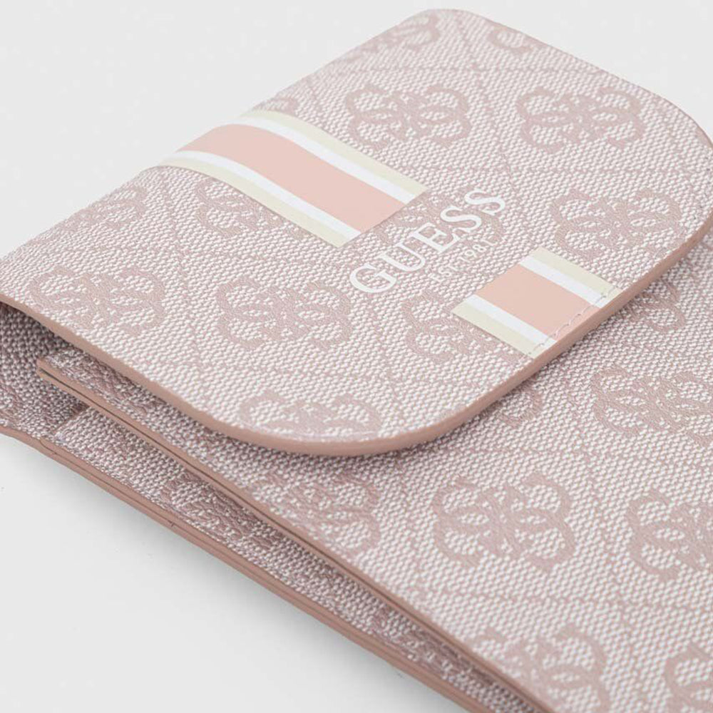 Τσάντα Παγκόσμια για Τηλέφωνο, Guess, 4G Stripes, Ροζ