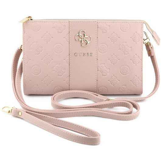 Πολυλειτουργική Τσάντα για Κινητό, Guess, Peony 4G Classic Logo, Ροζ
