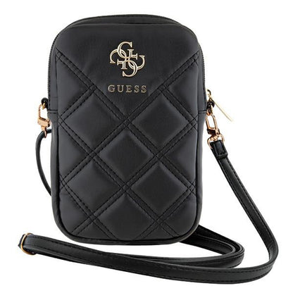 Τσάντα Παγκόσμια για Τηλέφωνο, Guess, Quilted 4G, Μαύρη