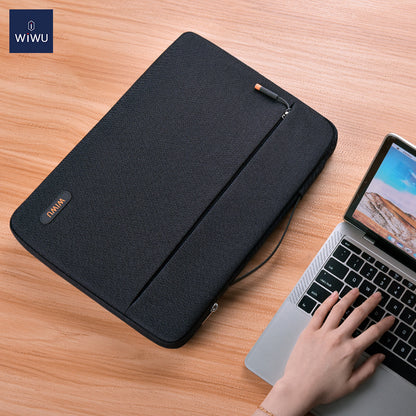 WiWu Pilot Sleeve Laptop 15.4inch Laptop τσάντα, Μαύρο 