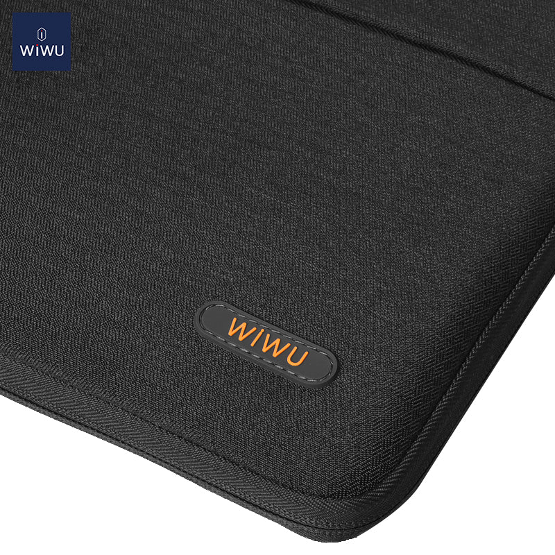 WiWu Pilot Sleeve Laptop 15.4inch Laptop τσάντα, Μαύρο 