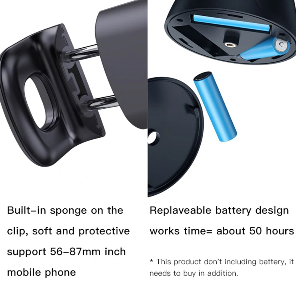 Βάση Yesido SF10 Face Tracking 360, Παγκόσμια, Μαύρη