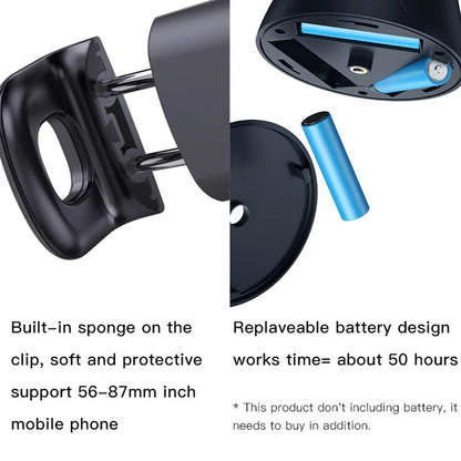 Βάση Yesido SF10 Face Tracking 360, Παγκόσμια, Μαύρη
