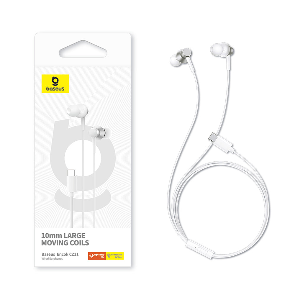 Handsfree 3.5mm Baseus Encok CZ11, Λευκό A00164300213-Z1 