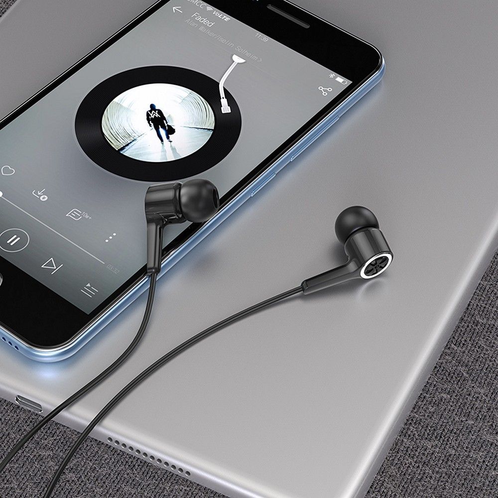 Handsfree 3.5mm HOCO M104, Μαύρο