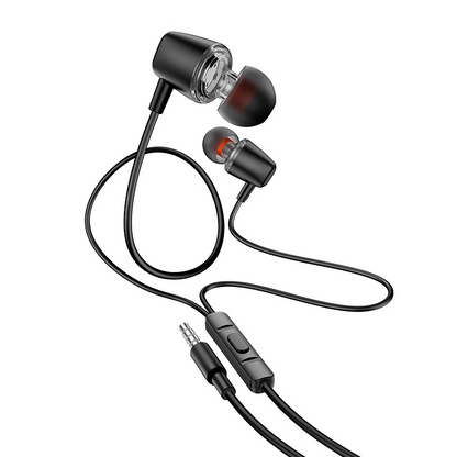 Handsfree 3,5 mm HOCO M107, Μαύρο