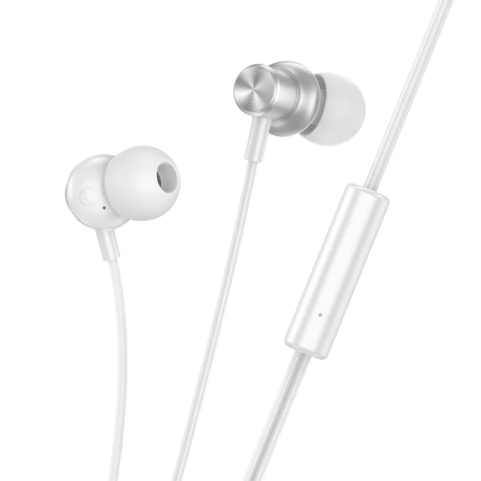 Handsfree 3.5mm HOCO M110, Ασημί