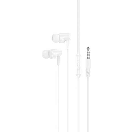 Handsfree 3.5mm HOCO M112, Λευκό