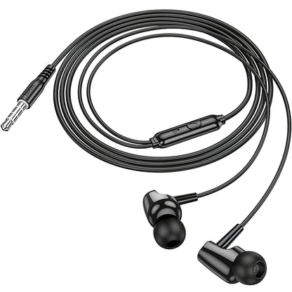 Handsfree 3.5mm HOCO M112, Μαύρο
