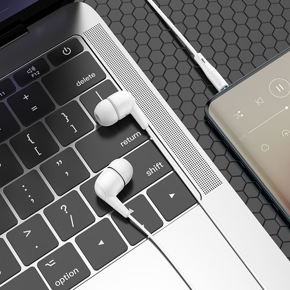 Handsfree 3.5mm HOCO M97, Λευκό